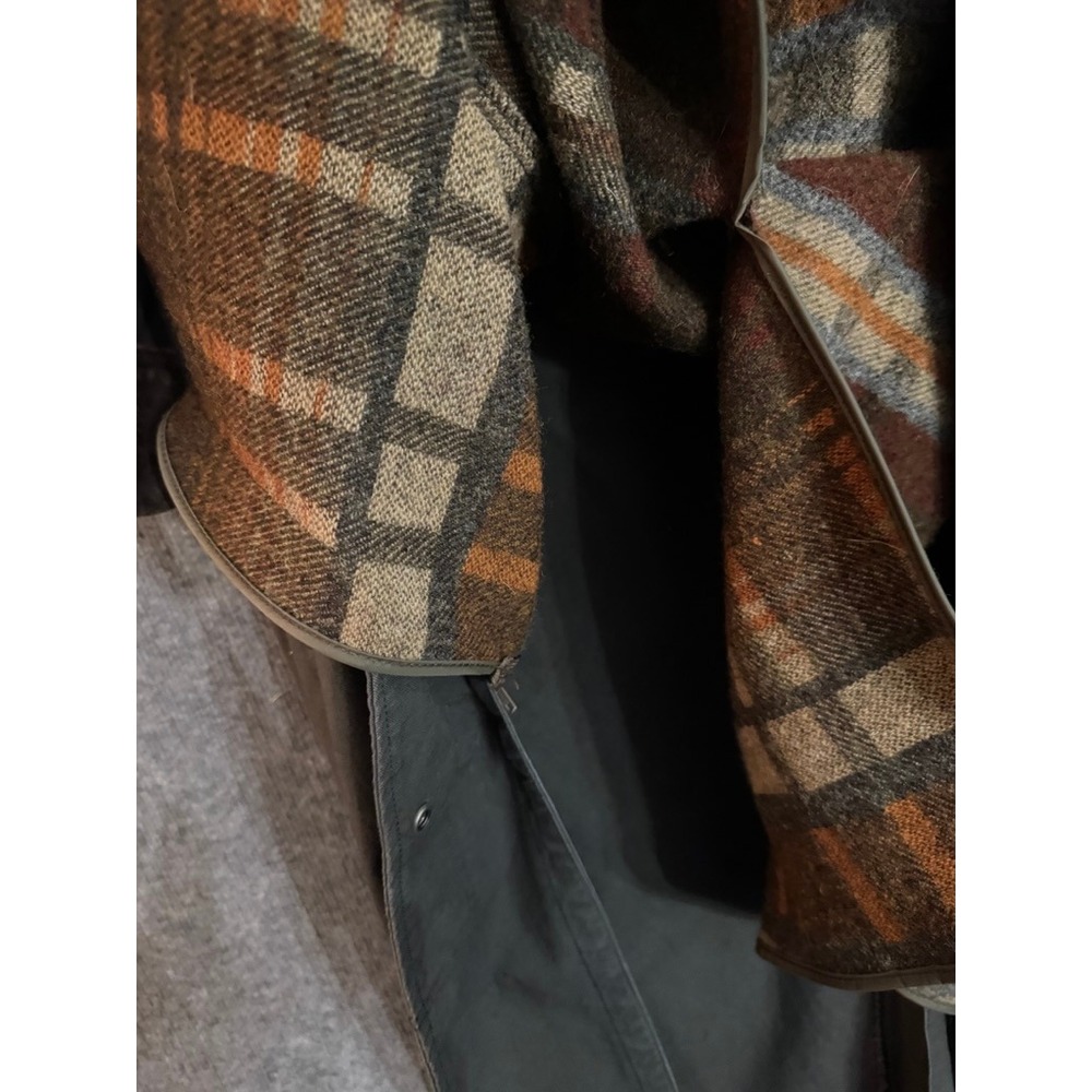 Vintage Long LL Bean Olive Jacket - Picture 9 of 16